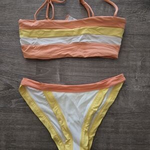 L*Space Peach and Lemon Bikini Set